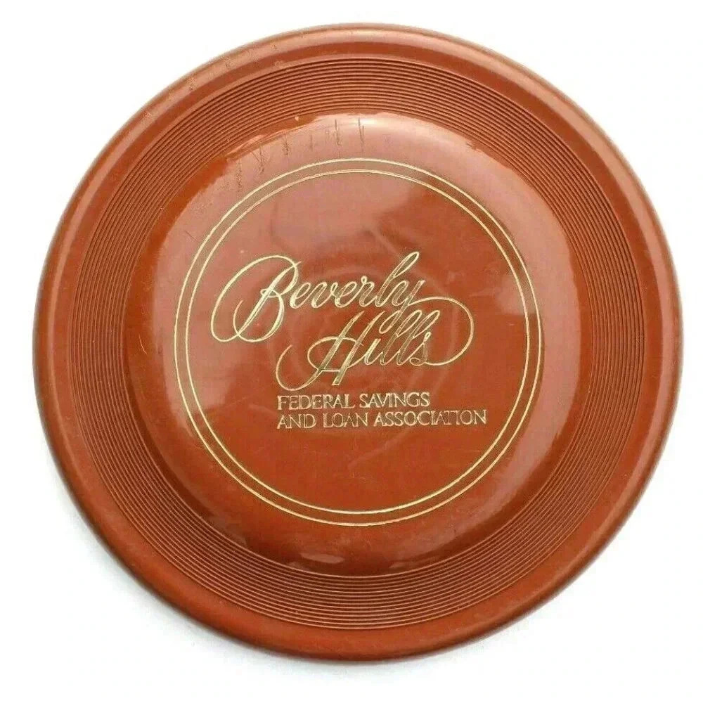 Rare 1975 Vintage Wham-O Frisbees Beverly Hills Federal Savings & Loan Assoc.